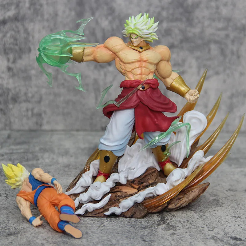 Dragon Ball Anime Figures Broli Vs Goku Action Figures