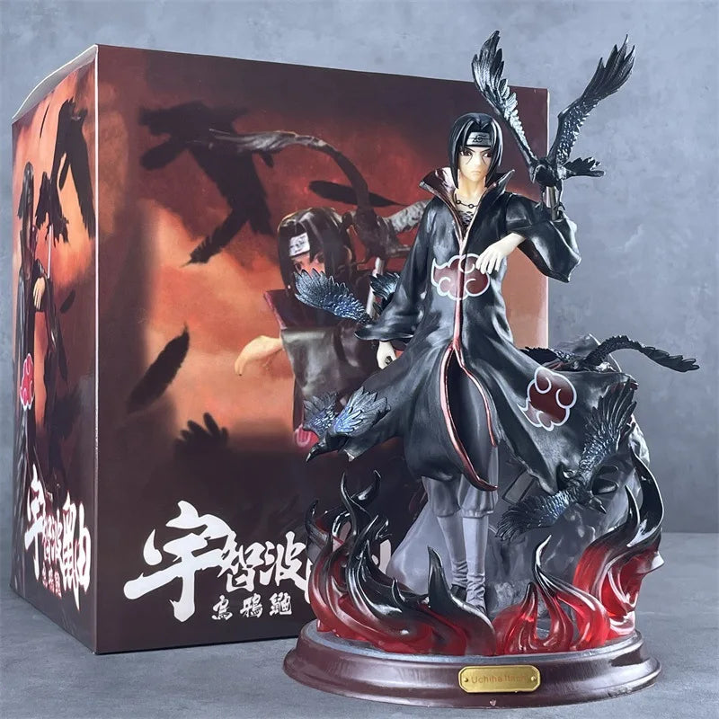 Anime Naruto Figure Raven Weasel Uchiha Itachi 27cm