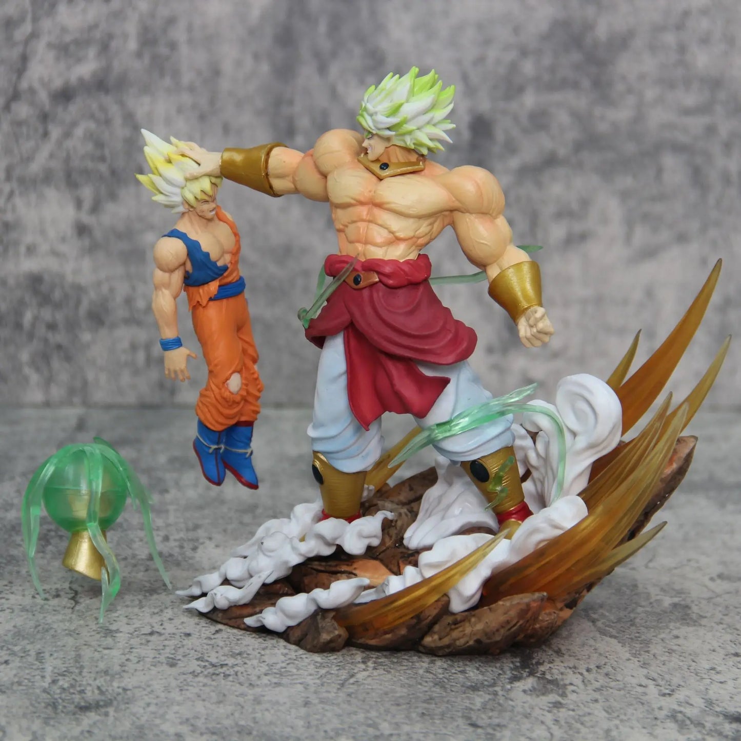 Dragon Ball Anime Figures Broli Vs Goku Action Figures